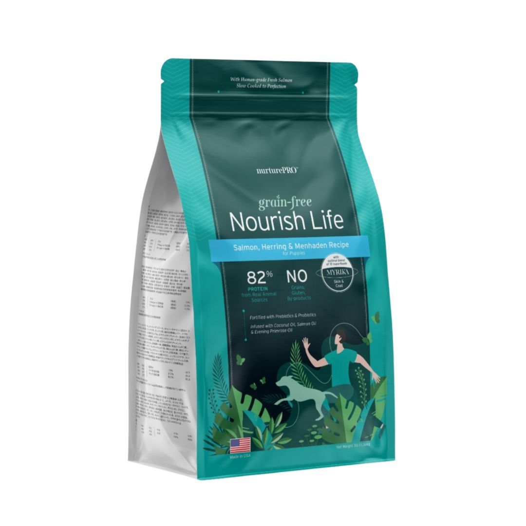 (exp: 19 Jun 2026) Nurture Pro Dog Nourish Life Grain Free 1.36kg Salmon, Herring And Menhaden For Puppies Dry Dog Food
