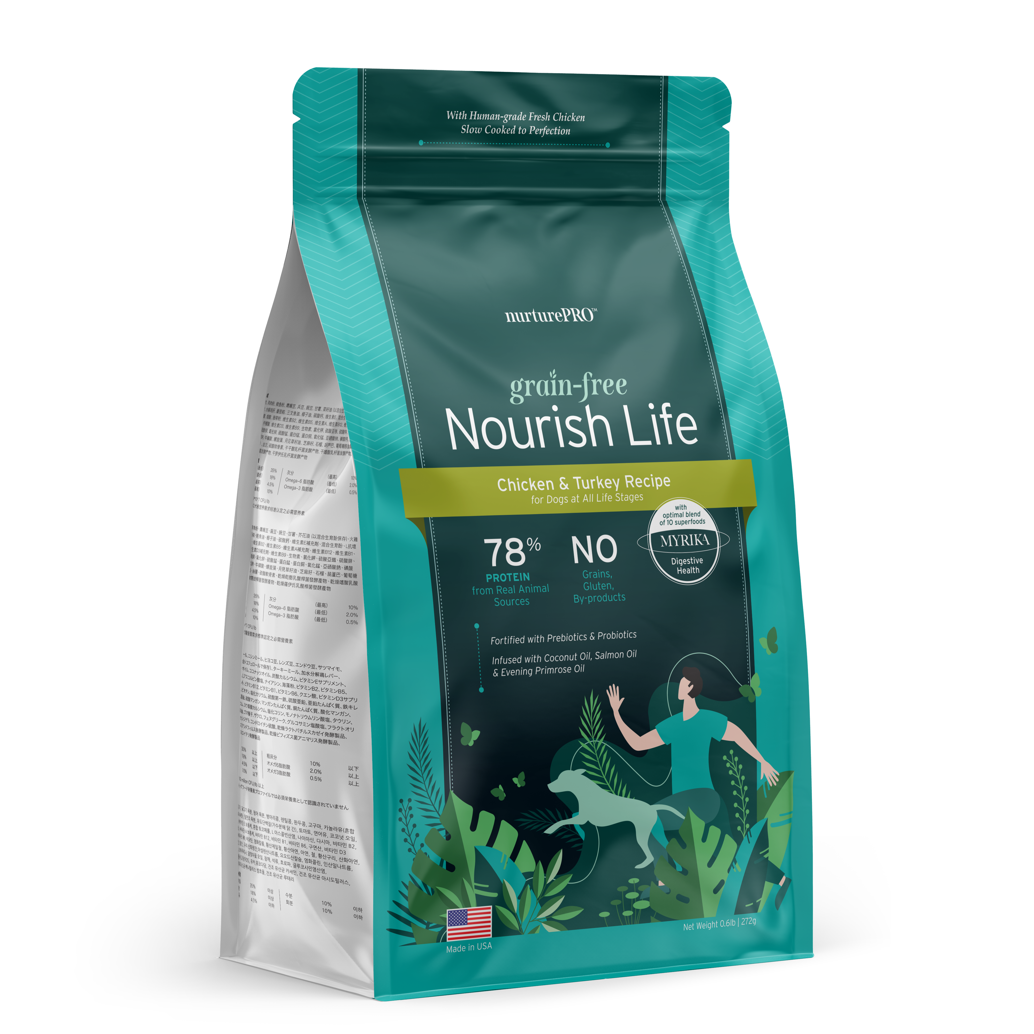 Nurture Pro Dog Nourish Life Grain Free Chicken & Turkey Dry Dog Food
