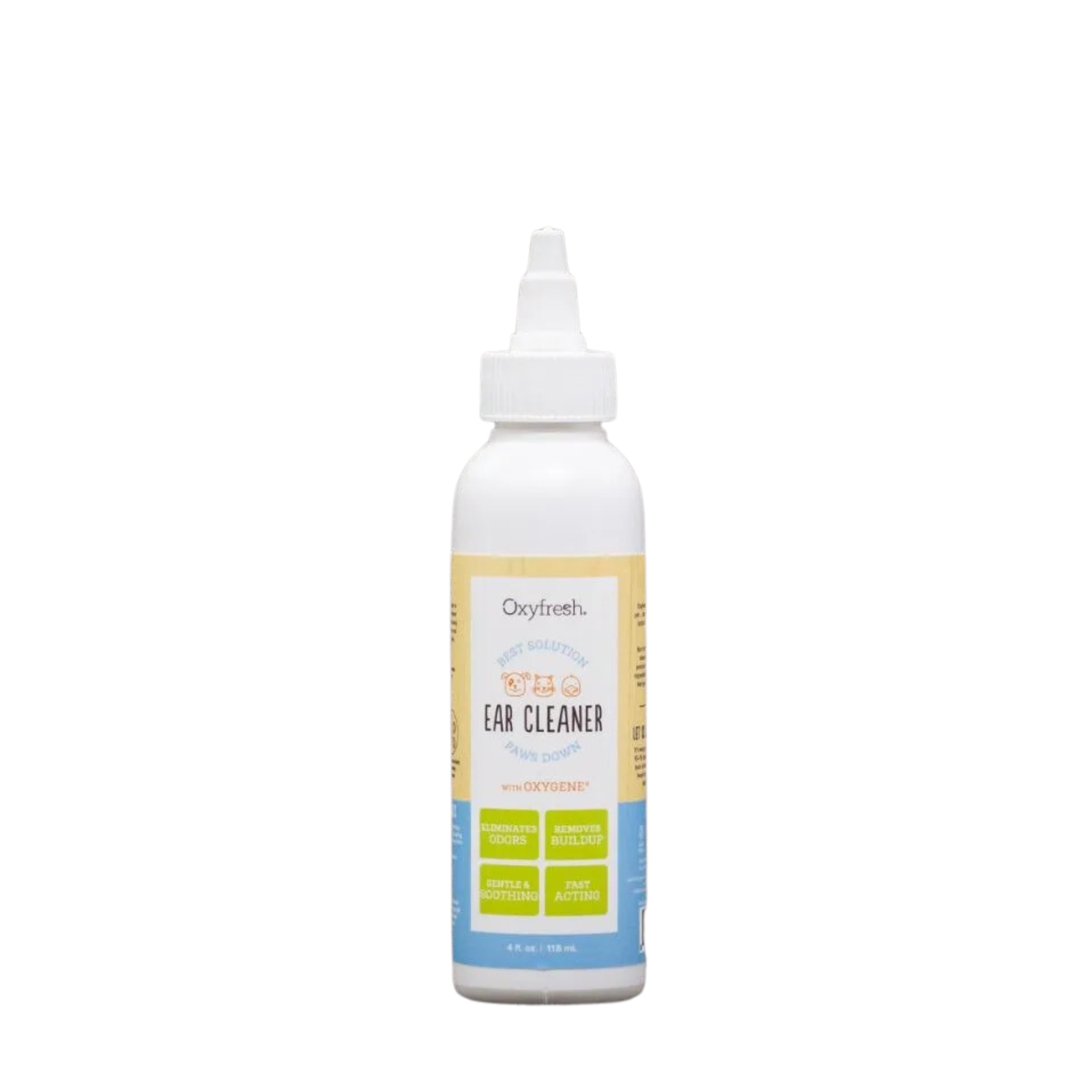 (exp: Apr'2027) Oxyfresh 118ml (4oz) Advanced Ear Cleaner For Dogs & Cats