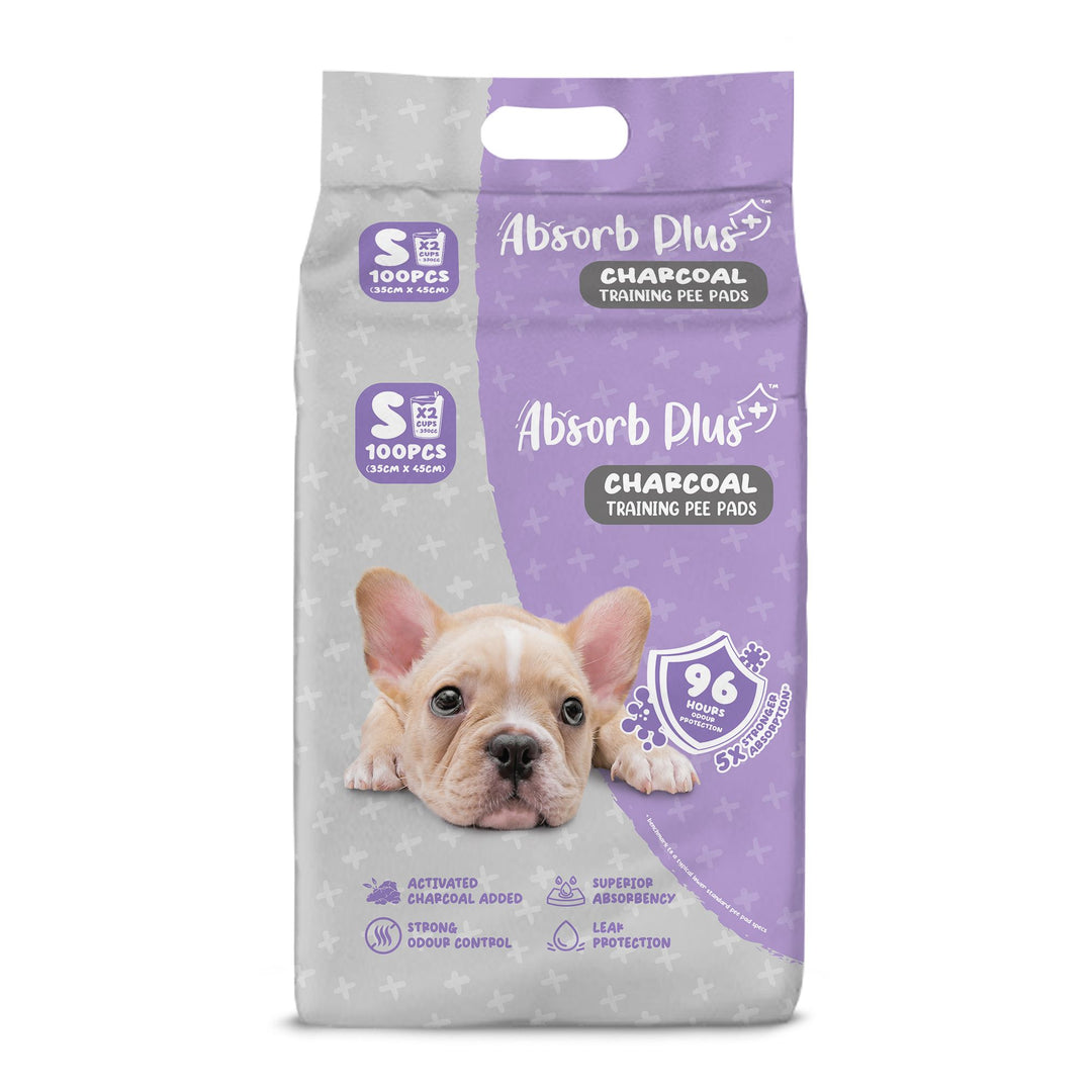 Absorb Plus 100pcs (small) 35x45cm Charcoal Training Pee Pad