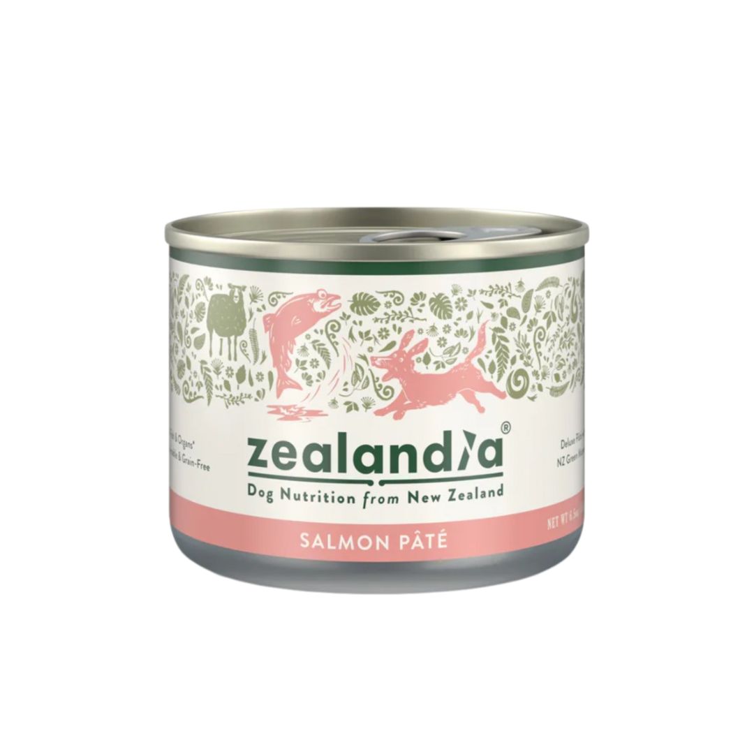(exp: 01 Jun 2026) Zealandia Dog 170g Salmon Pate Wet Dog Food