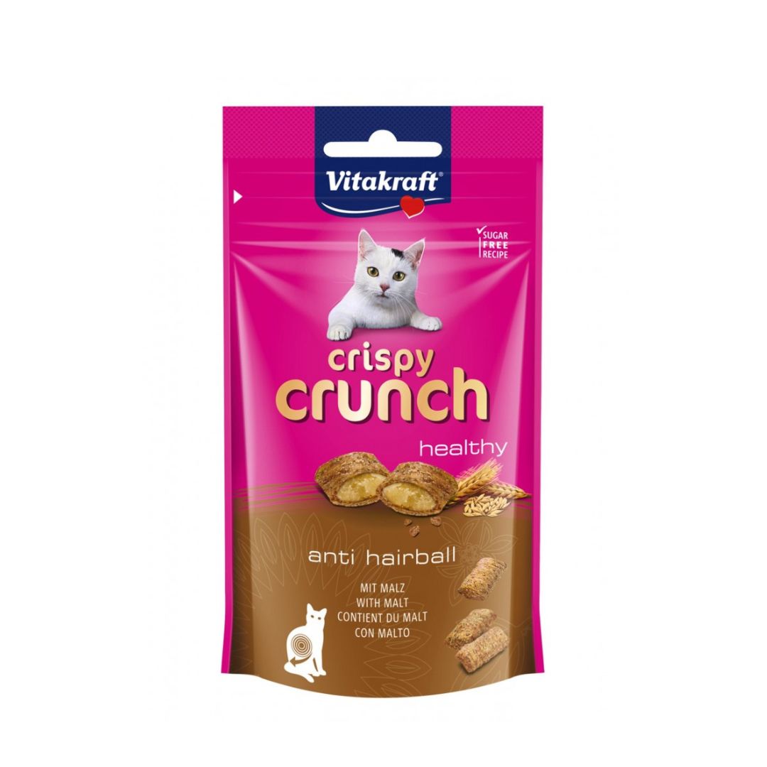 (exp: 30 Sep 2026) Vitakraft Cat 60g Crispy Crunch With Malt Cat Treats