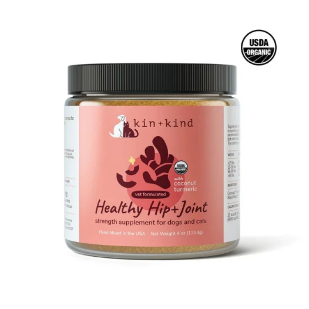 (exp: May'2026) Kin+kind 113g Organic Healthy Hip & Joint Supplement For Dogs & Cats