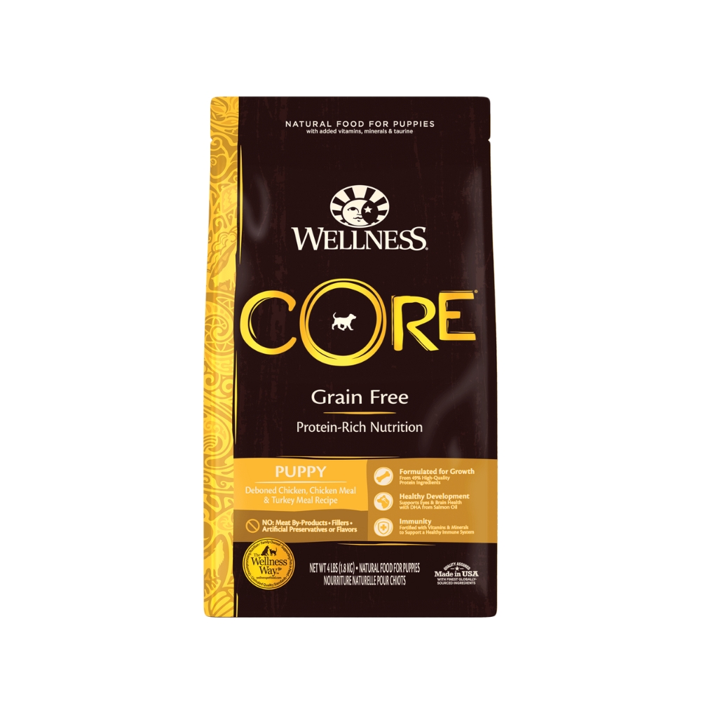 (exp: 26 Feb 2026) Wellness Core Dog 1.8kg (4lb) Puppy Grain Free Dry Dog Food